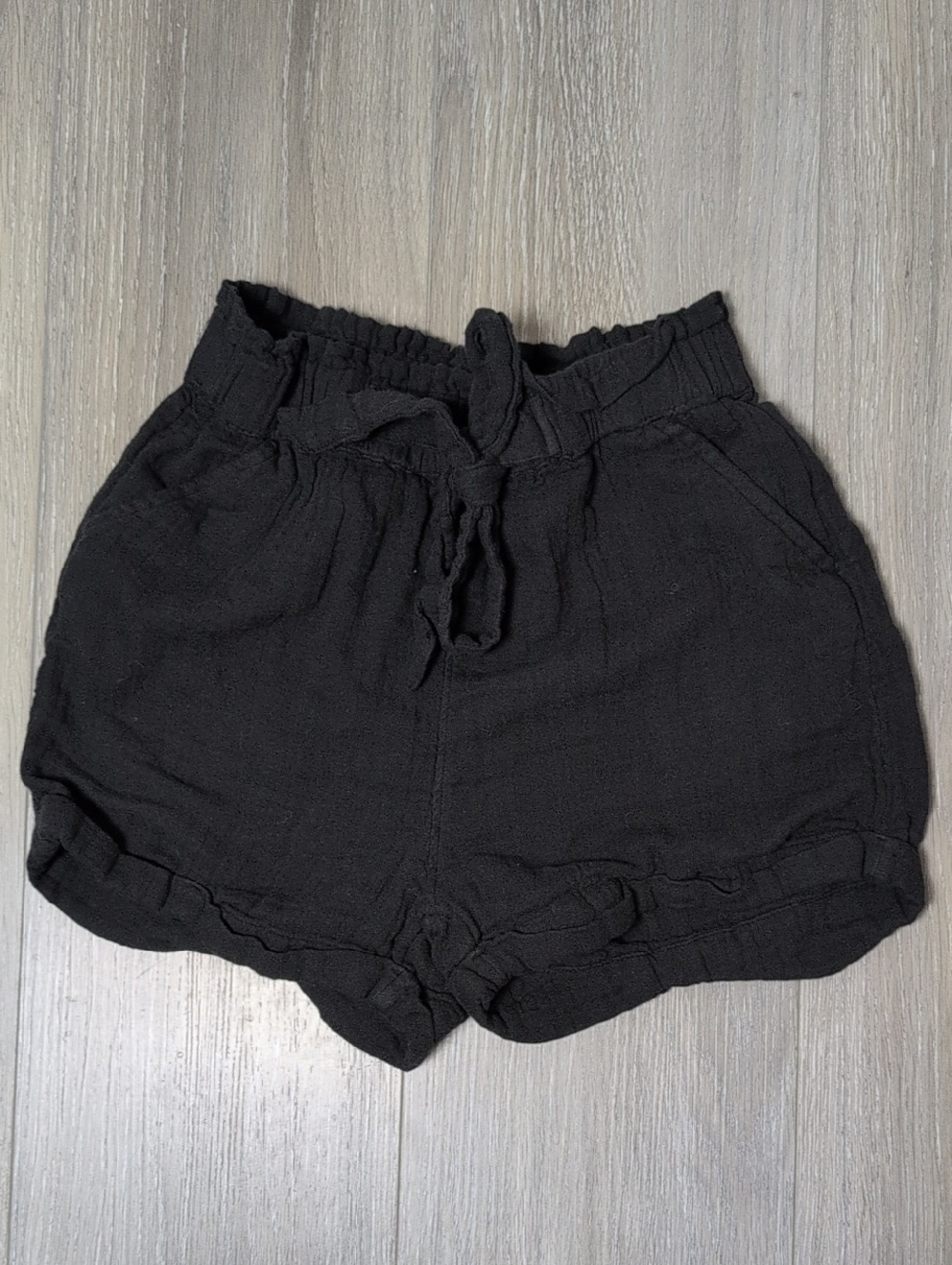 SO Black Drawstring Women's Shorts